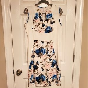 Off-White Floral Dress NWT